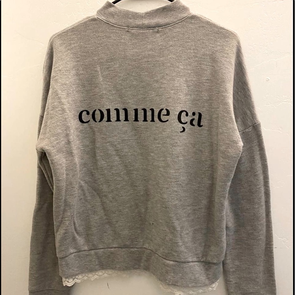 Forever21 Bottom Lace sweatshirt